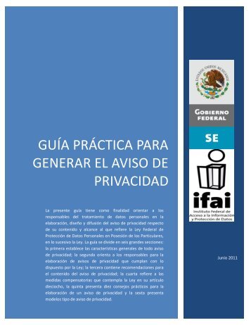 GuÃ­a prÃ¡ctica para generar el aviso de privacidad