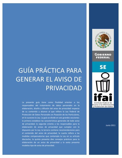 GuÃa prÃ¡ctica para generar el aviso de privacidad