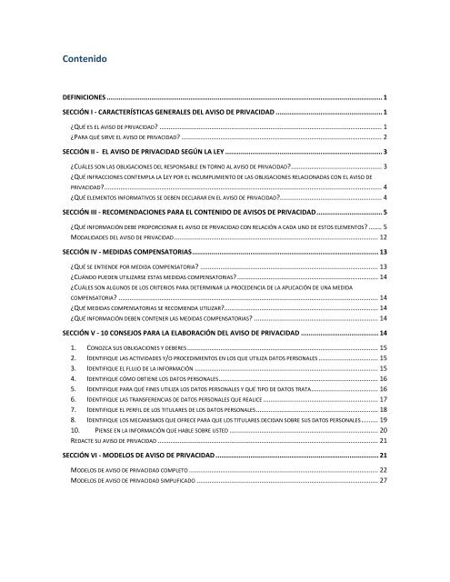 GuÃ­a prÃ¡ctica para generar el aviso de privacidad