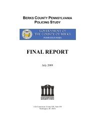 Berks County Police Study - Albright College