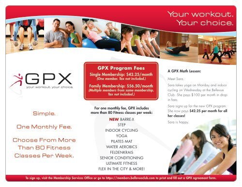 to download the GPX brochure - Bellevue Club