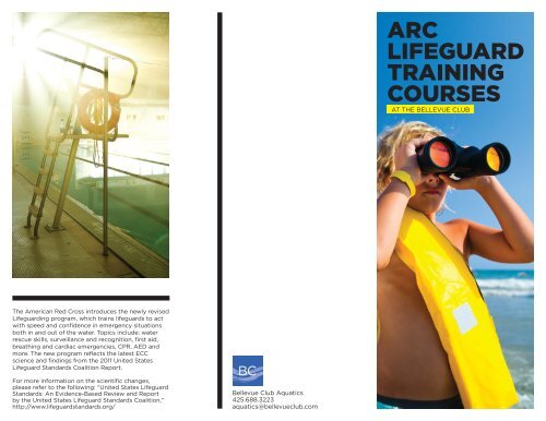 ARC LifeguARd TRAining CouRses - Bellevue Club