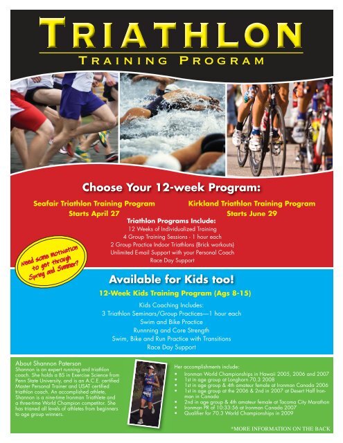 Training Program - Bellevue Club