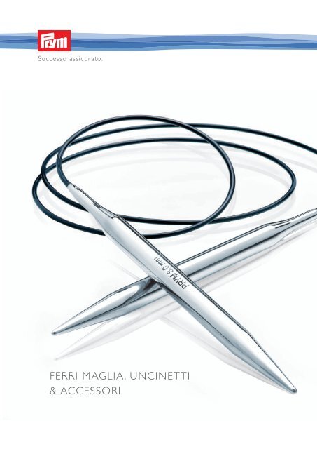 Prym-Uncinetto per Lana Morbida in Alluminio Lunghezza: 14 cm Colore: Argento 10 mm 