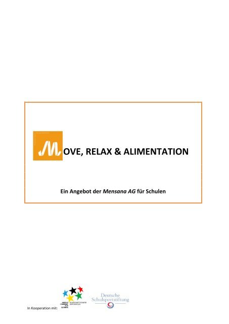 Projekt Move, Relax & Alimentation - Sachsen