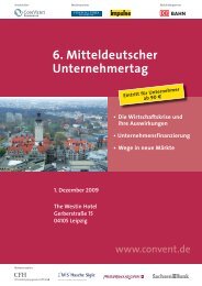 6. Mitteldeutscher Unternehmertag - Sachsen Bank
