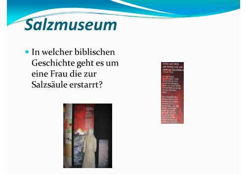 S lazmuseum - Sachunterricht Petersen