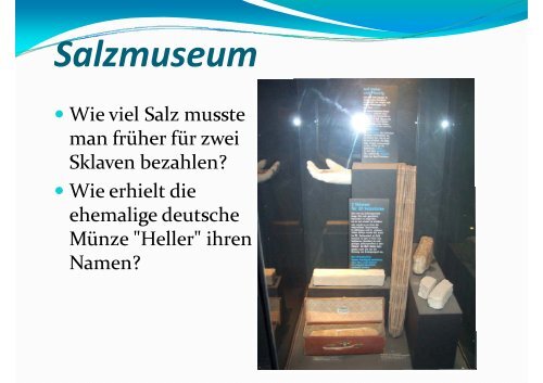 S lazmuseum - Sachunterricht Petersen