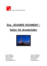 Eine âRICKMER RICKMERSâ- Rallye fÃ¼r GrundschÃ¼ler