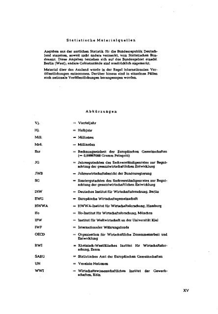 Jahresgutachten 1972/73 - SachverstÃ¤ndigenrat zur Begutachtung ...