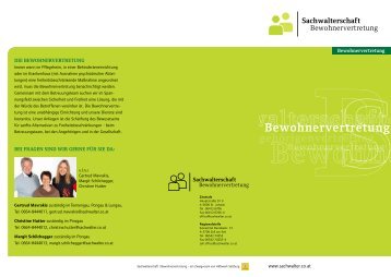 PDF herunterladen - Sachwalterschaft und Bewohnervertretung