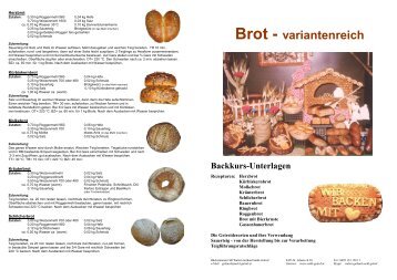 Brot - variantenreich - Sackl-gutruf.at