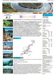 Mosel-Radweg - Sackmann Fahrradreisen