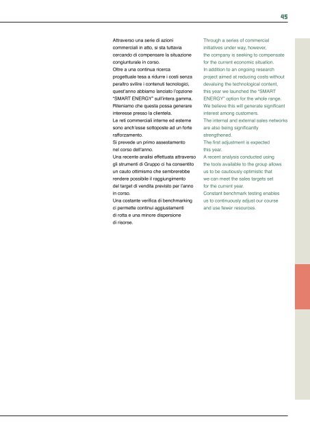 Annual report 2011 (versione completa) - Sacmi