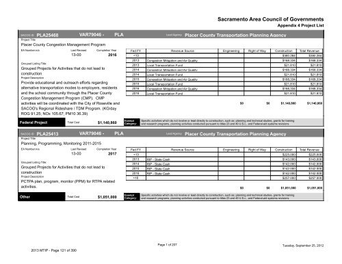 2013/16 Metropolitan Transportation Improvement Program ... - sacog