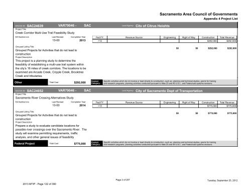 2013/16 Metropolitan Transportation Improvement Program ... - sacog