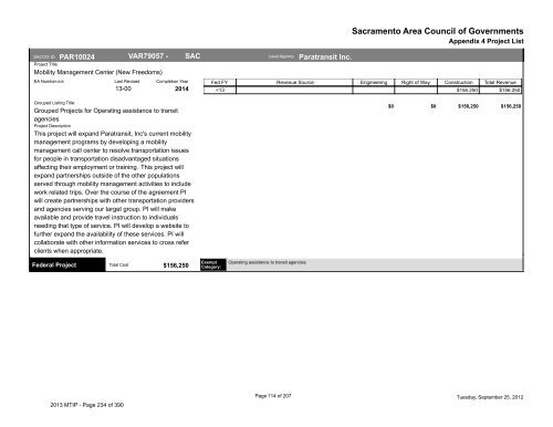 2013/16 Metropolitan Transportation Improvement Program ... - sacog