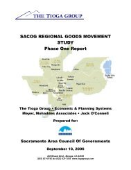 Final SACOG Phase 1 Goods Movement Report