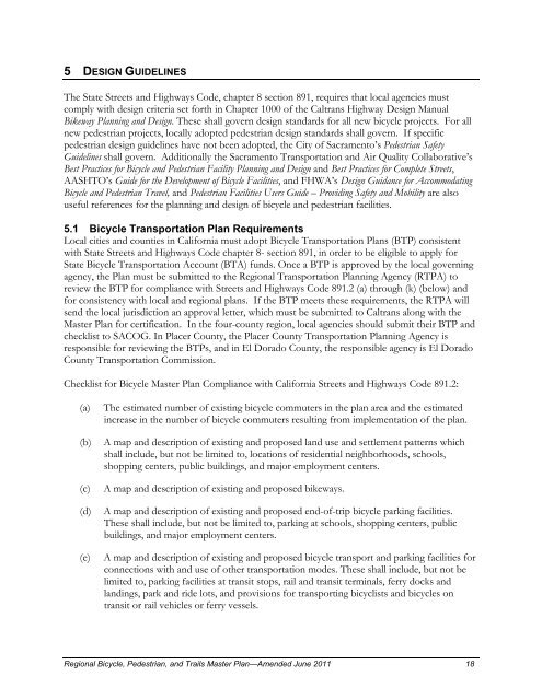 Bicycle and Pedestrian Master Plan - sacog