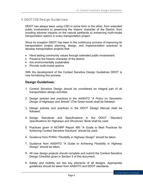 Context Sensitive Design Guidelines - sacog