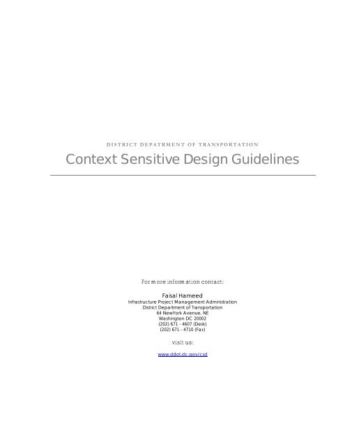 Context Sensitive Design Guidelines - sacog