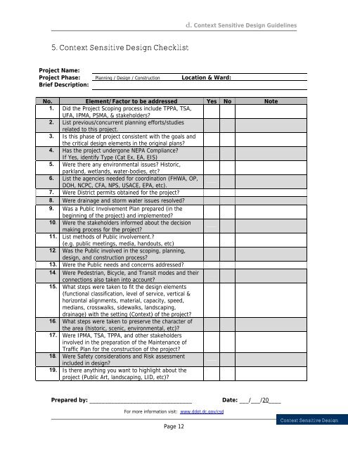 Context Sensitive Design Guidelines - sacog