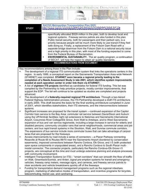 Strategic Deployment Plan - sacog