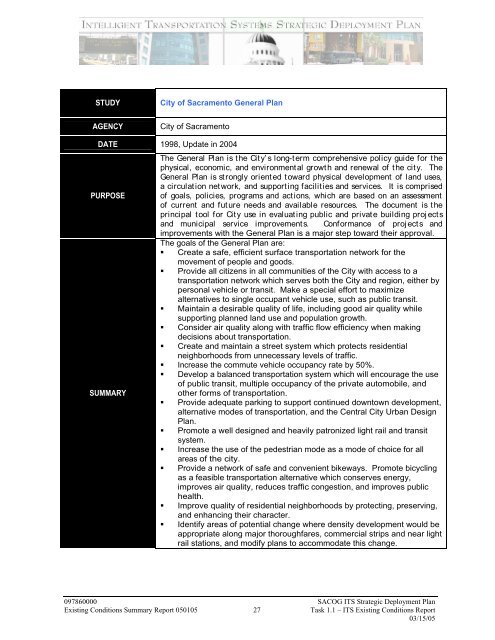 Strategic Deployment Plan - sacog