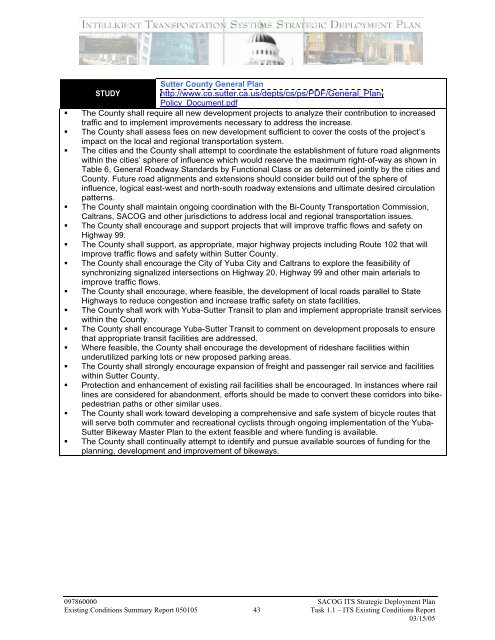 Strategic Deployment Plan - sacog