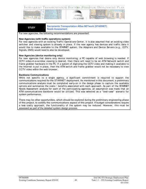 Strategic Deployment Plan - sacog