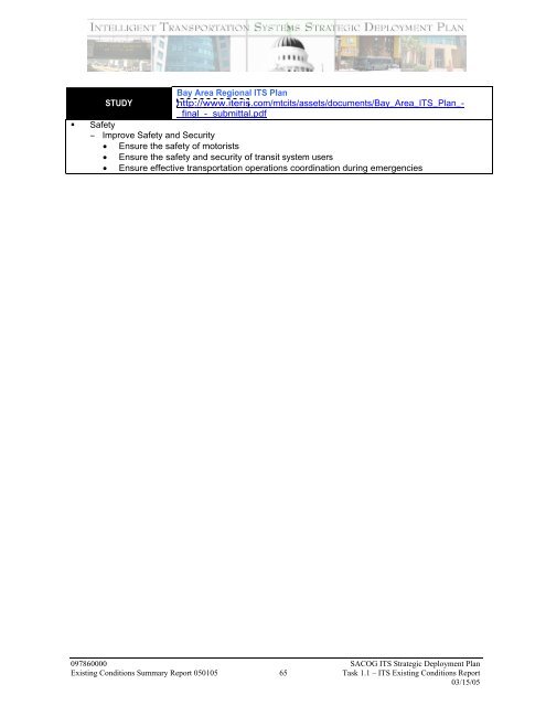 Strategic Deployment Plan - sacog