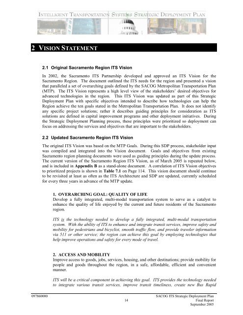 Strategic Deployment Plan - sacog