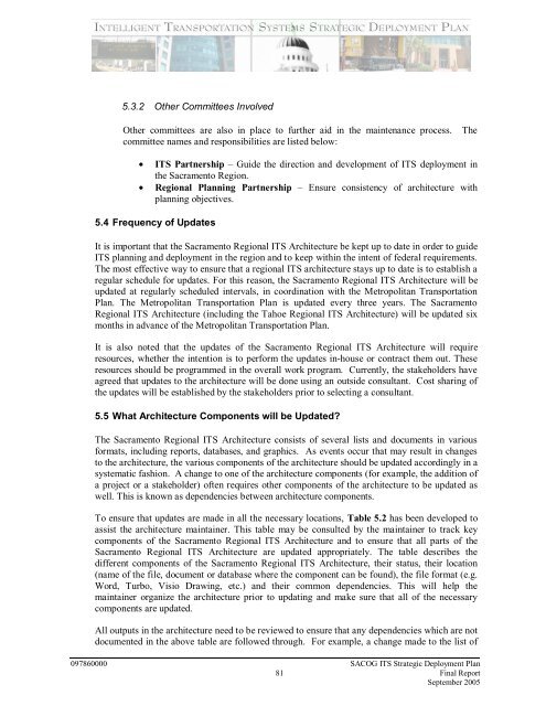 Strategic Deployment Plan - sacog