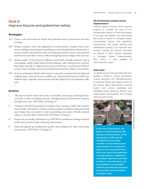 Regional Bicycle, Pedestrian, and Trails Master Plan - sacog