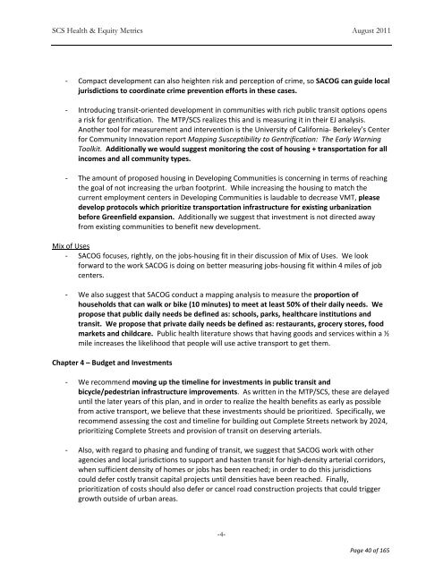 Draft MTP/SCS Comments Received - sacog