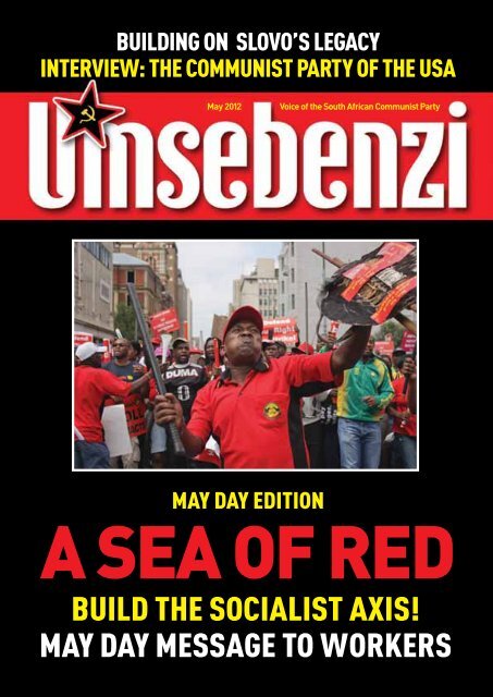 A sea of red - South African Communist Party