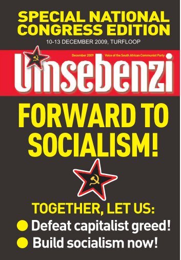 Forward to Socialism!! - South African Communist Party