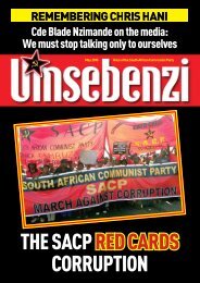 The SACP red cards corruption - South African Communist Party
