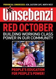 Red October: Building working class - South African Communist Party
