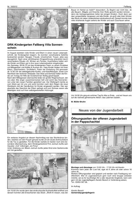 Ausgabe 19 (vom 18.10.2012) als PDF-Format - Gemeinde Faßberg