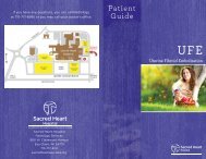 Patient Guide - Sacred Heart Hospital