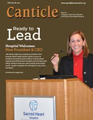 New President & CEO - Sacred Heart Hospital