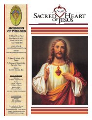 June 5, 2011 - Sacred Heart of Jesus Parish