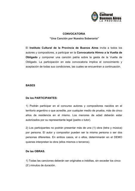 convocatoria una cancion para nuestra soberania[1] - Sadaic