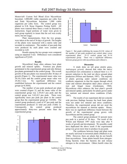 Volume 6, Spring 2008 - Saddleback College