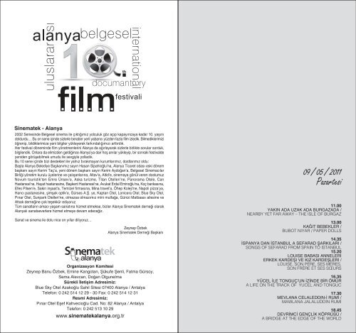 48 sayfa.FH11 - Alanya sinema-kültür-sanat ve tanıtım derneği