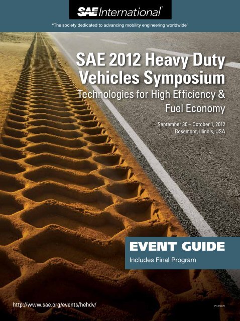 SAE 2012 Heavy Duty Vehicles Symposium