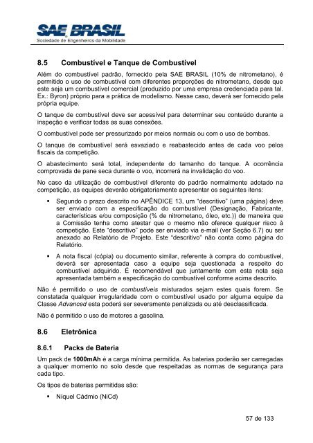 Regulamento SAE Brasil AeroDesign 2012 Revisao 2 - Escola de ...