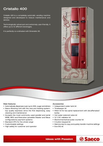 Cristallo 400 - Saecovending.us