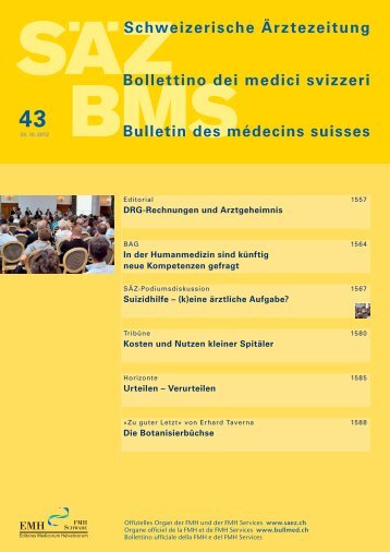 Gesamtausgabe als PDF - Schweizerische Ãrztezeitung